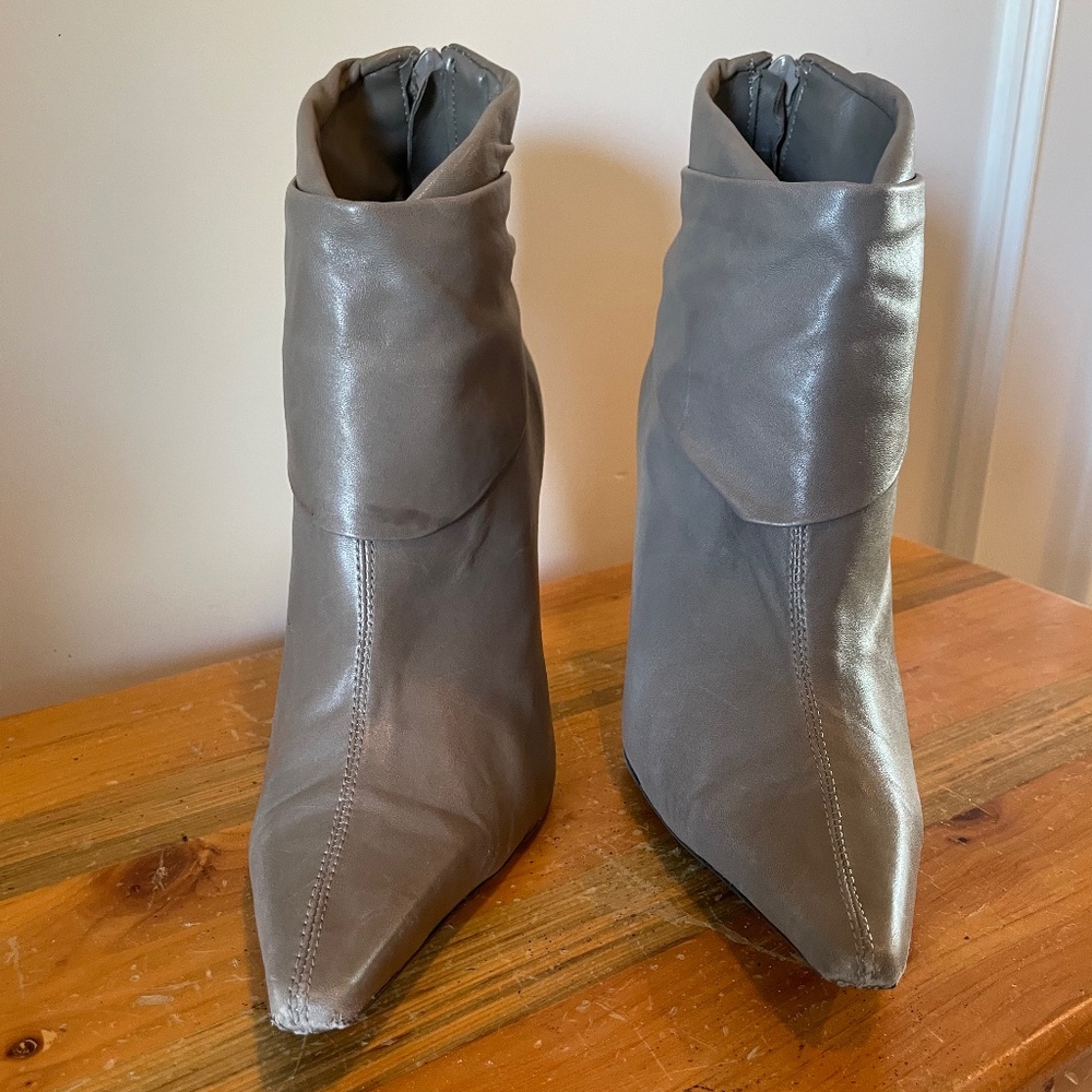 BCBG Paris Grey Ankle Boots